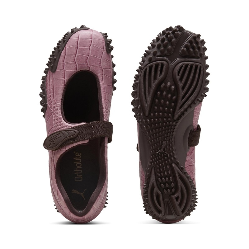 PUMA 26SP 2/27 MOSTRO FEY CROC POISED PINK-CHOCOLATE BROWN 405319-02