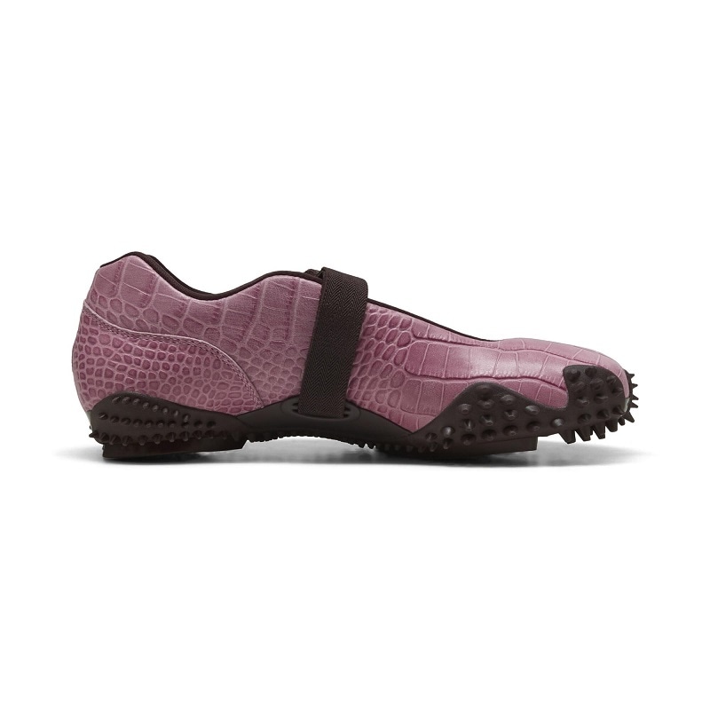 PUMA 26SP 2/27 MOSTRO FEY CROC POISED PINK-CHOCOLATE BROWN 405319-02