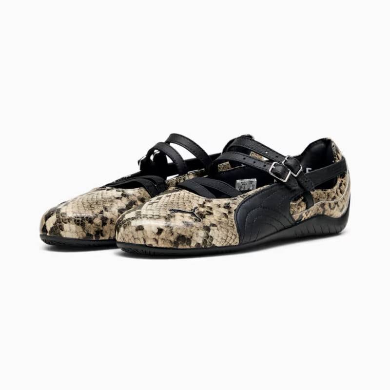 PUMA 26SP 2/27 SPEEDCAT BALLET SNAKE WNS PUMA BLACK-VAPOR GRAY 405326-01