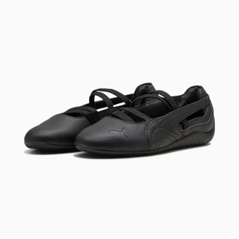 PUMA 26SU 3/13 SPEEDCAT BALLET LTHR WNS PUMA BLACK 406144-01