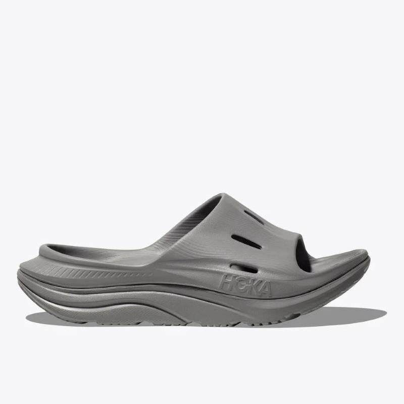 HOKA ONE ONE C/O U ORA RECOVERY SLIDE 3 Grey/Grey 1135061-GYGY