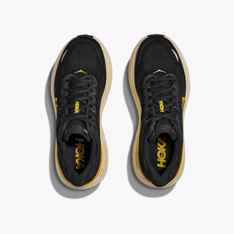 HOKA S26 4/1 M BONDI 9 CARBON BLACK /YELLOW GOLD 1162011-CWG