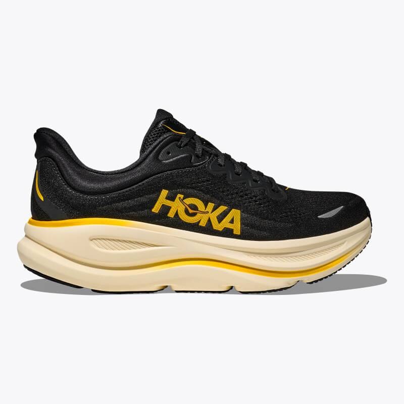 HOKA S26 4/1 M BONDI 9 CARBON BLACK /YELLOW GOLD 1162011-CWG