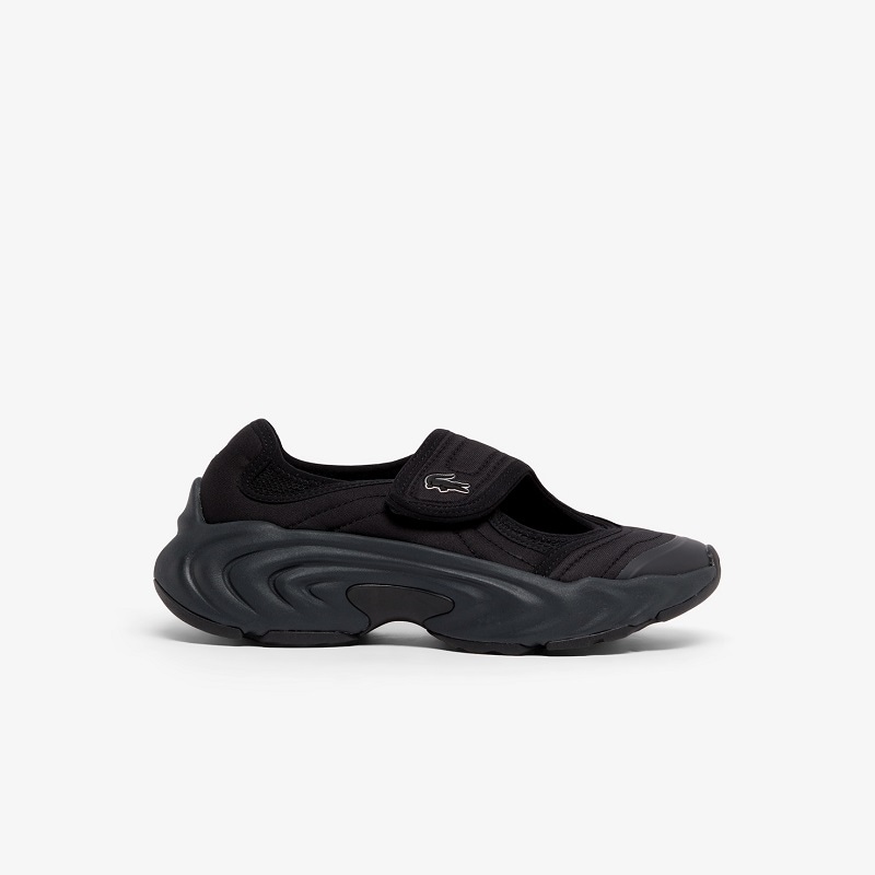 LACOSTE 26SS W SPINOR SANDAL 1262 SFA DK GRY/BLK 51SFA0198-2B6