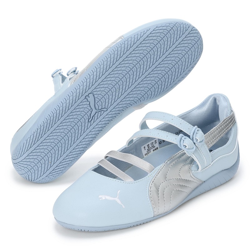 PUMA 26SU 4/1 SPEEDCAT BULLET POWERPUFFGIRLS LUCITE-PUMA SILVER-BLUE WASH 408103-01