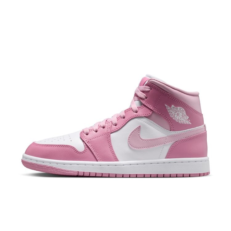 JORDAN BRAND SU26 WMNS AIR JORDAN 1 MID エレメンタルピンク/セイル-アイスドカーマイン BQ6472-605