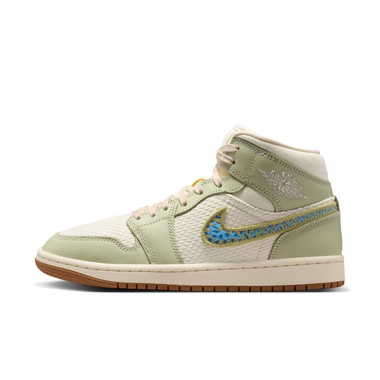 JORDAN BRAND SU26 WMNS AIR JORDAN 1 MID SE オリーブオーラ/パールホワイト-ローン II0570-302