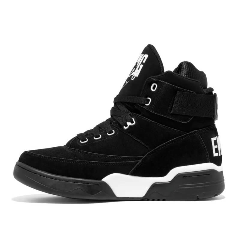 EWING ATHLETICS 26SS EWING 33 HI OG BLACK SUEDE/WHITE PEWF-001-BSW