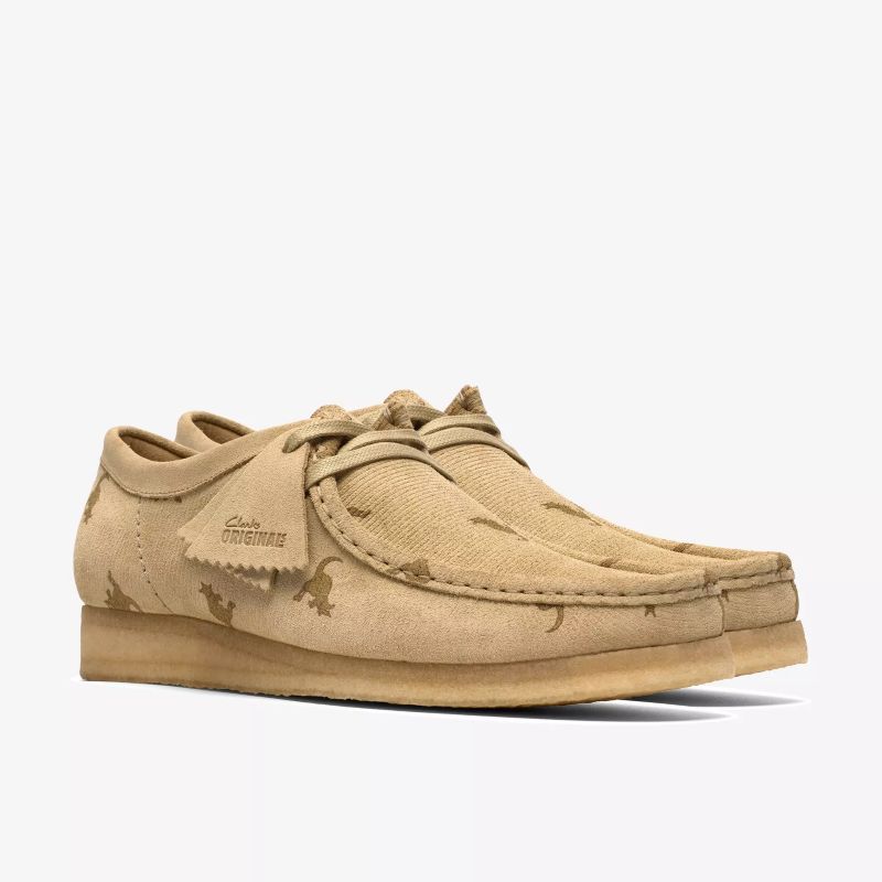 Clarks SS26 M Wallabee MapleCombi Print 26185557