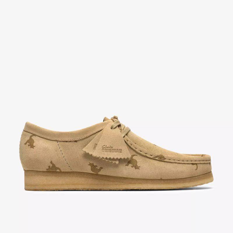 Clarks SS26 M Wallabee MapleCombi Print 26185557