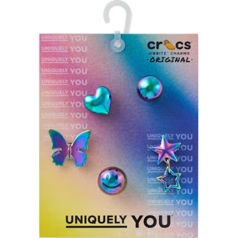 crocs 26Q2 Jibbitz charms Iridescent Meta 5 Pack 10017494