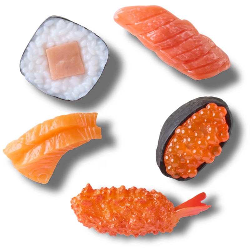 crocs 26Q2 Jibbitz charms Realistic Sushi Dinner 5 Pack 10018041