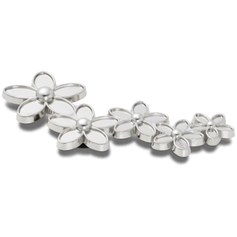 花 crocs 26Q2 Jibbitz charms Mega Silver Flower Cluster 10018610