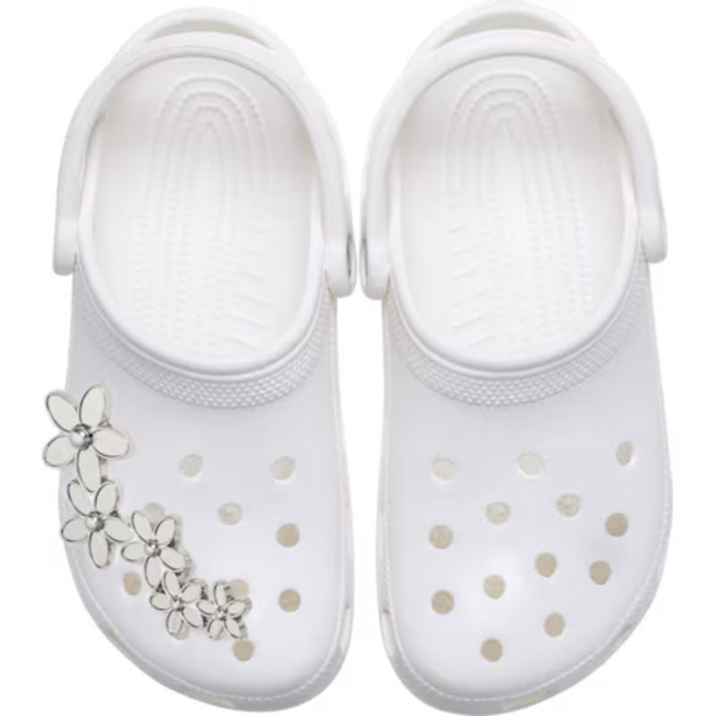 crocs 26Q2 Jibbitz charms Mega Silver Flower Cluster 10018610