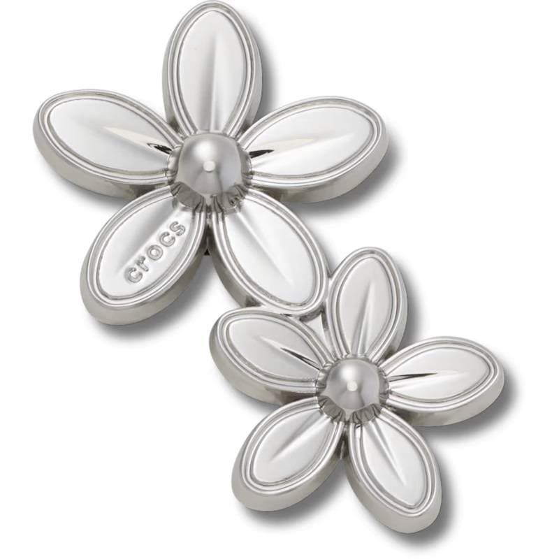 crocs 26Q2 Jibbitz charms Silver Double Flower Cluster 10018611