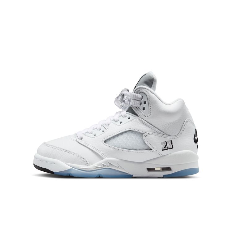 JORDAN BRAND SU26 4/25 AIR JORDAN 5 RETRO OG GS ホワイト/ブラック-メタリックシルバー HQ7980-103