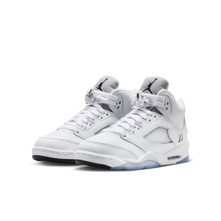 JORDAN BRAND SU26 4/25 AIR JORDAN 5 RETRO OG GS ホワイト/ブラック-メタリックシルバー HQ7980-103