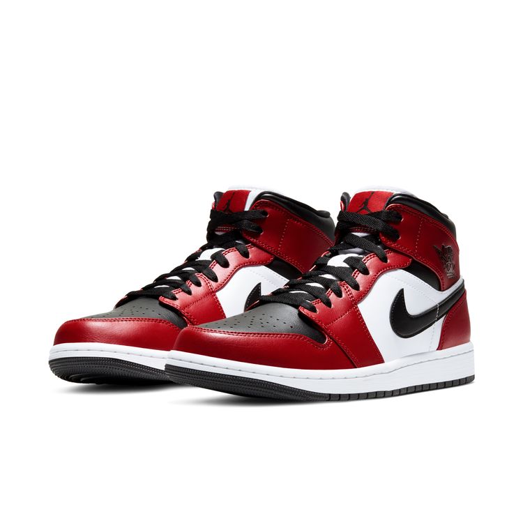JORDAN BRAND SU26 AIR JORDAN 1 MID ブラック/ブラック-ジムレッド 554724-069
