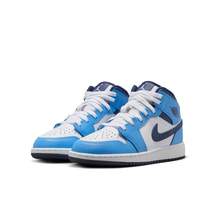 JORDAN BRAND SU26 AIR JORDAN 1 MID GS ユニバーシティブルー/ミッドナイトネイビー-ホワイト DQ8423-405