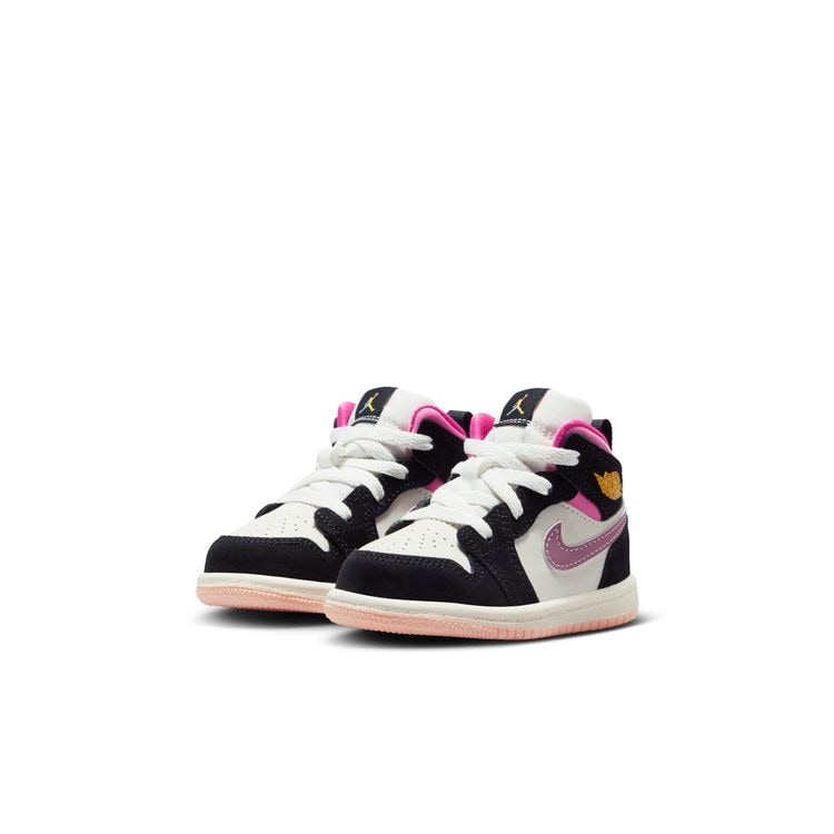 JORDAN BRAND SU26 JORDAN 1 MID SE TD ブラック/ユニバーシティゴールド-セイル-ピンクシクル II1253-001