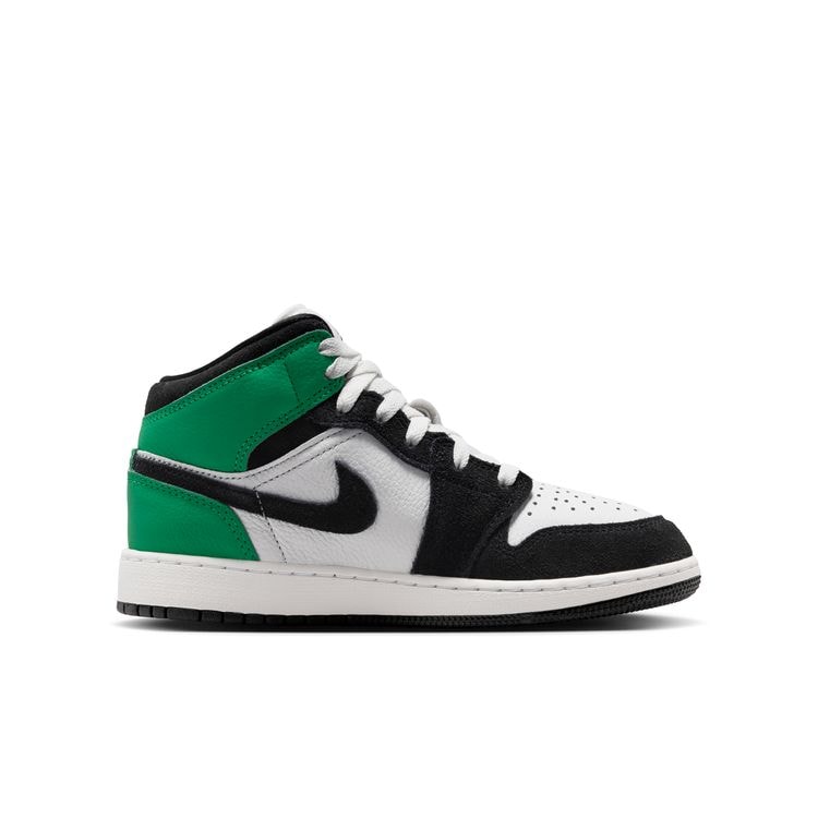 JORDAN BRAND SU26 AIR JORDAN 1 MID SE GS サミットホワイト/ブラック-ラッキーグリーン II1254-100