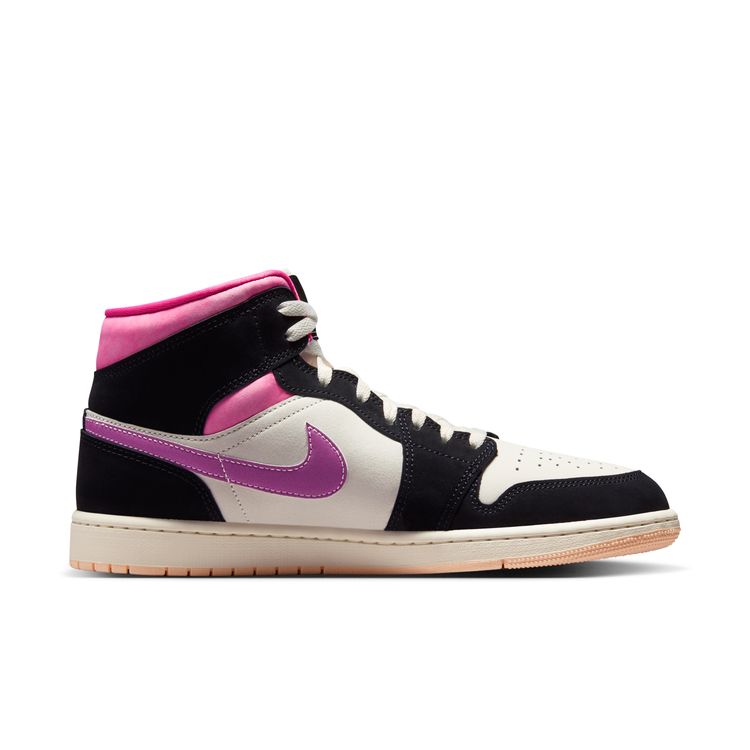 JORDAN BRAND SU26 AIR JORDAN 1 MID SE ブラック/ユニバーシティゴールド-セイル-ピンクシクル II3789-001