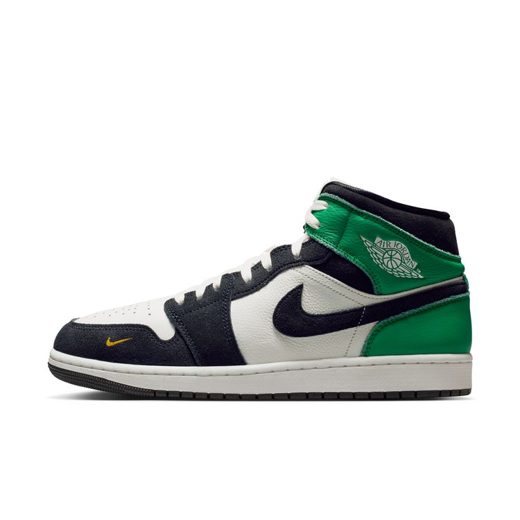 JORDAN BRAND SU26 AIR JORDAN 1 MID SE サミットホワイト/ブラック-ラッキーグリーン II9812-100