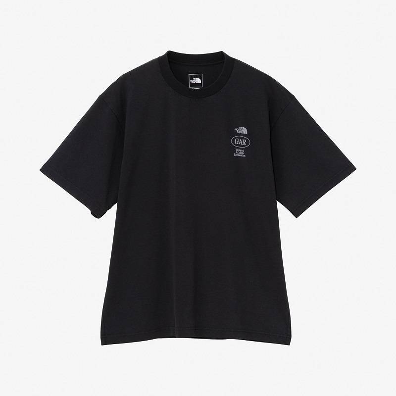 THE NORTH FACE S26 GAR SMALLER TYP0GRAPHIC S/S T ブラック NT32667-K