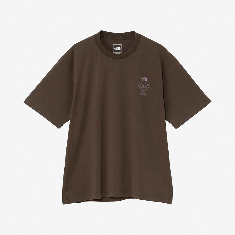 THE NORTH FACE S26 GAR SMALLER TYP0GRAPHIC S/S T スレートブラウン NT32667-SR