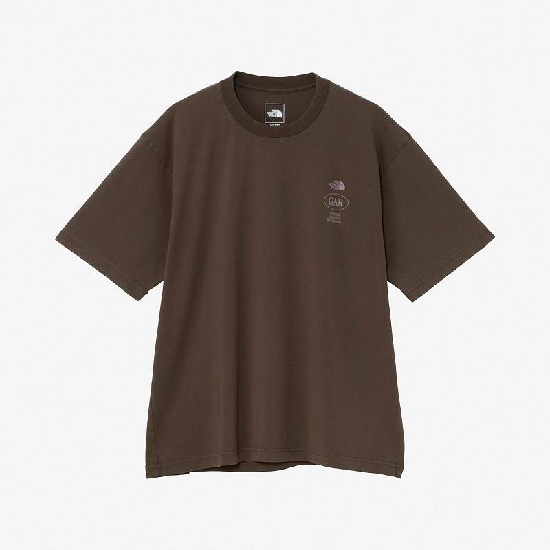 THE NORTH FACE S26 GAR SMALLER TYP0GRAPHIC S/S T スレートブラウン NT32667-SR