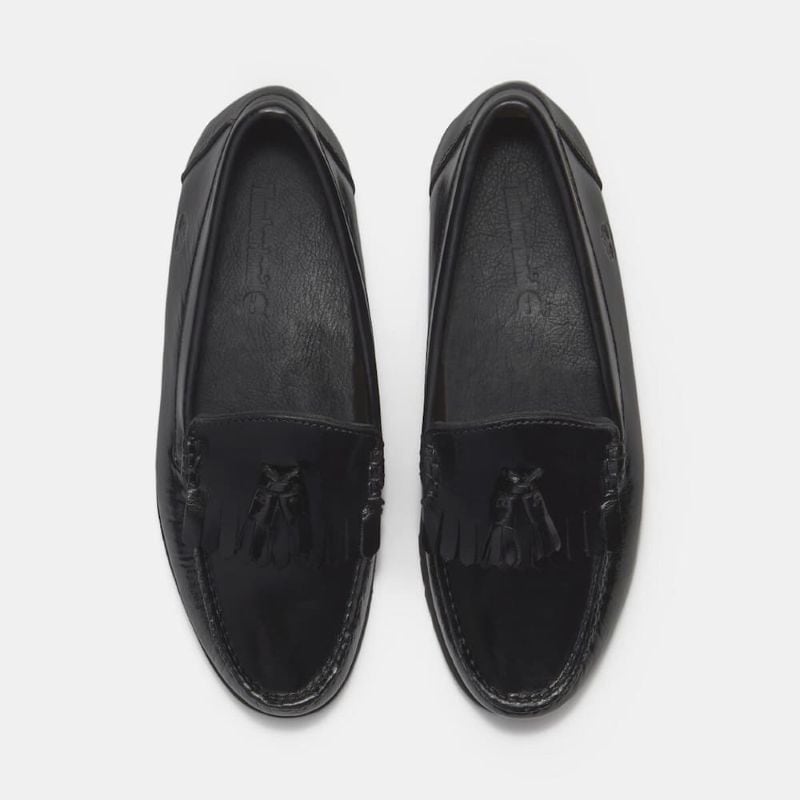 Timberland グレー ローファー　26.5 Timberland 26SS AUTHENTIC LOAFER BLACK FULL GRAIN A2MSC-W02