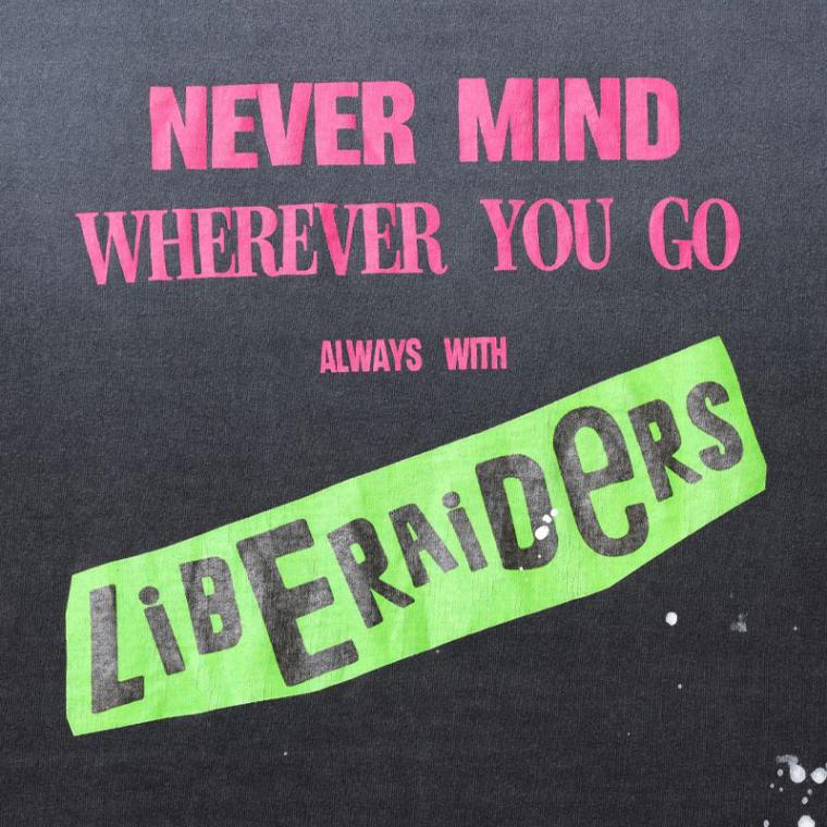 Liberaiders 26SS 5/15 FADED PUNK LOGO TEE 736212601 ブラック 736212601-BLK イエロー 736212601-YEL
