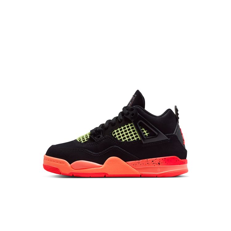 JORDAN BRAND SU26 5/26 JORDAN 4 RETRO PS ブラック/インフラレッド23-ブライトマンゴー II1269-001
