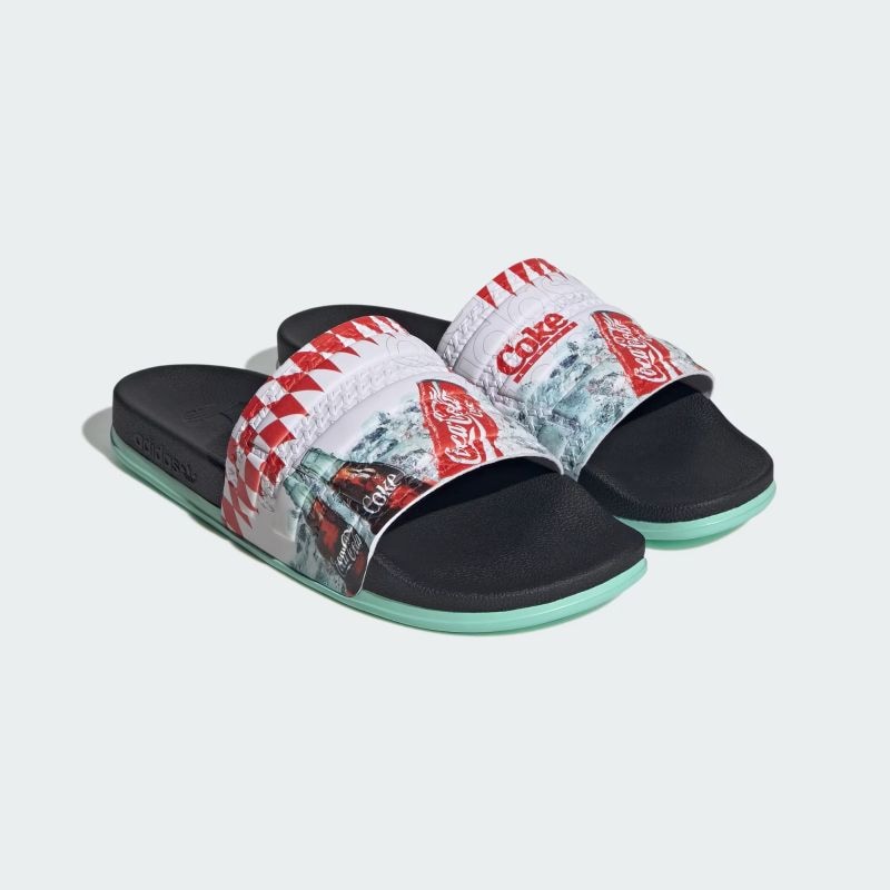 adidas 26Q3 6/6 adidas ADILETTE OG CF COCA-COLA コアブラック/フットウェアホワイト/ノーン KH6903