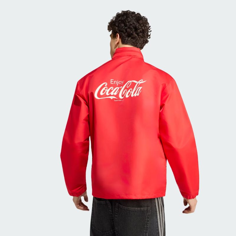 adidas 26Q3 6/6 NYLON PARKA COCA COLA ビビッドレッド KY2105