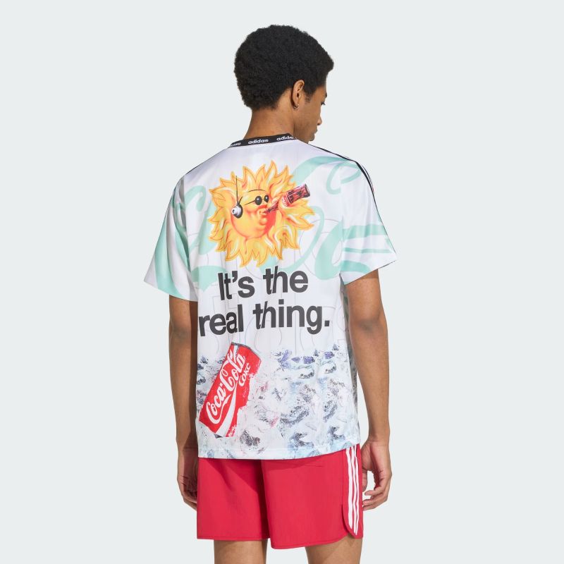 adidas 26Q3 6/6 MASH-UP JERSEY COCA COLA ホワイト/マルチカラー KY2106