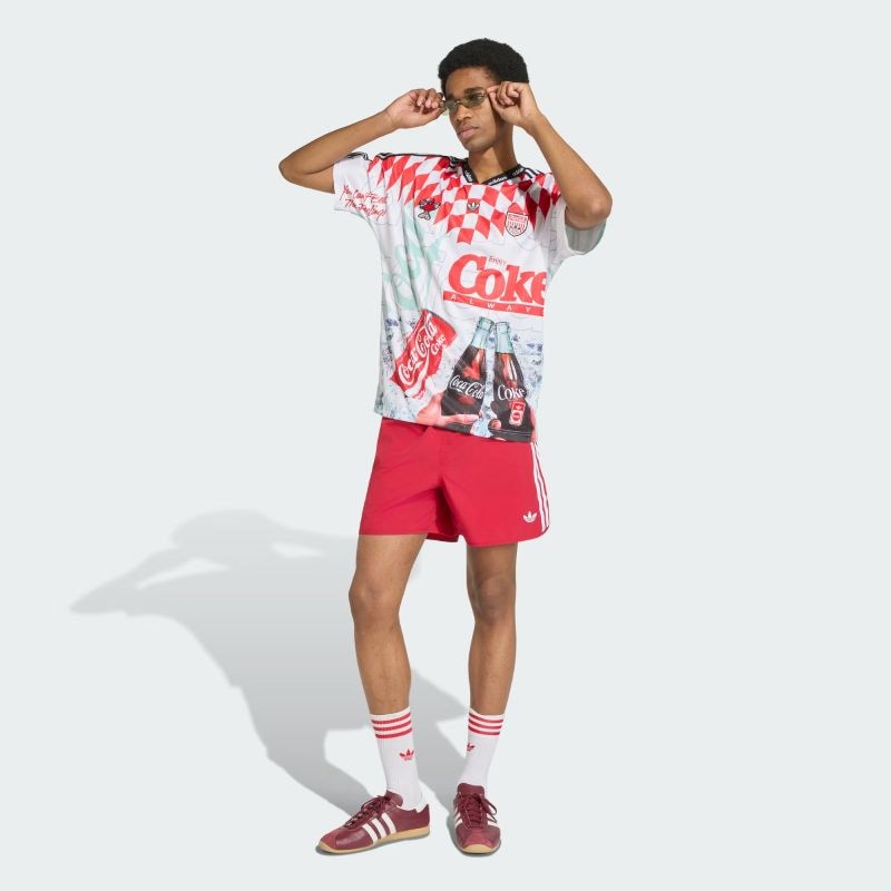 adidas 26Q3 6/6 MASH-UP JERSEY COCA COLA ホワイト/マルチカラー KY2106