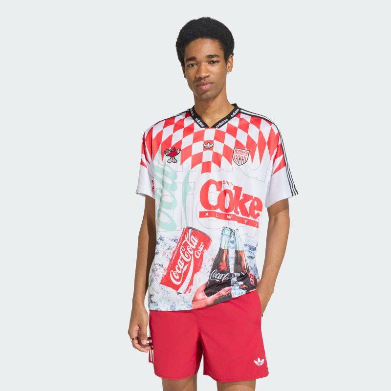adidas 26Q3 6/6 MASH-UP JERSEY COCA COLA ホワイト/マルチカラー KY2106