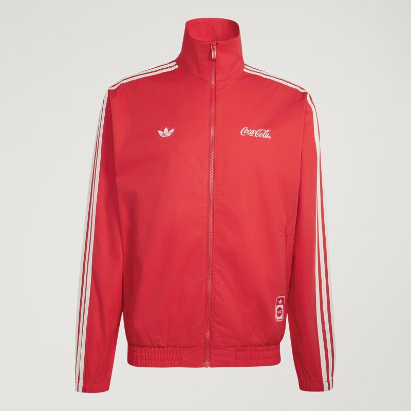 adidas 26Q3 6/6 Coca-Cola CLASSIC SPORT FIREBIRD TRACK JACKET ビビッドレッド KY2111