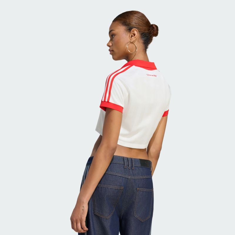 adidas 26Q3 6/6 CROPPED JERSEY COCA COLA コアホワイト KY7571