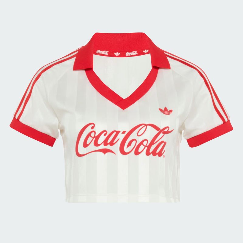 adidas 26Q3 6/6 CROPPED JERSEY COCA COLA コアホワイト KY7571