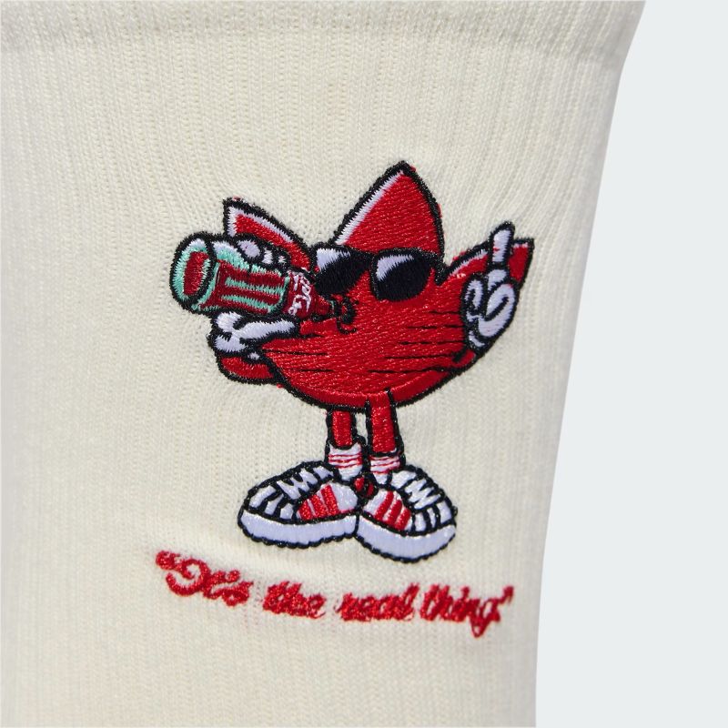 adidas 26Q3 6/6 GRAPHIC CREW SOCK 2 PAIR PER PACK COCA COLA コア