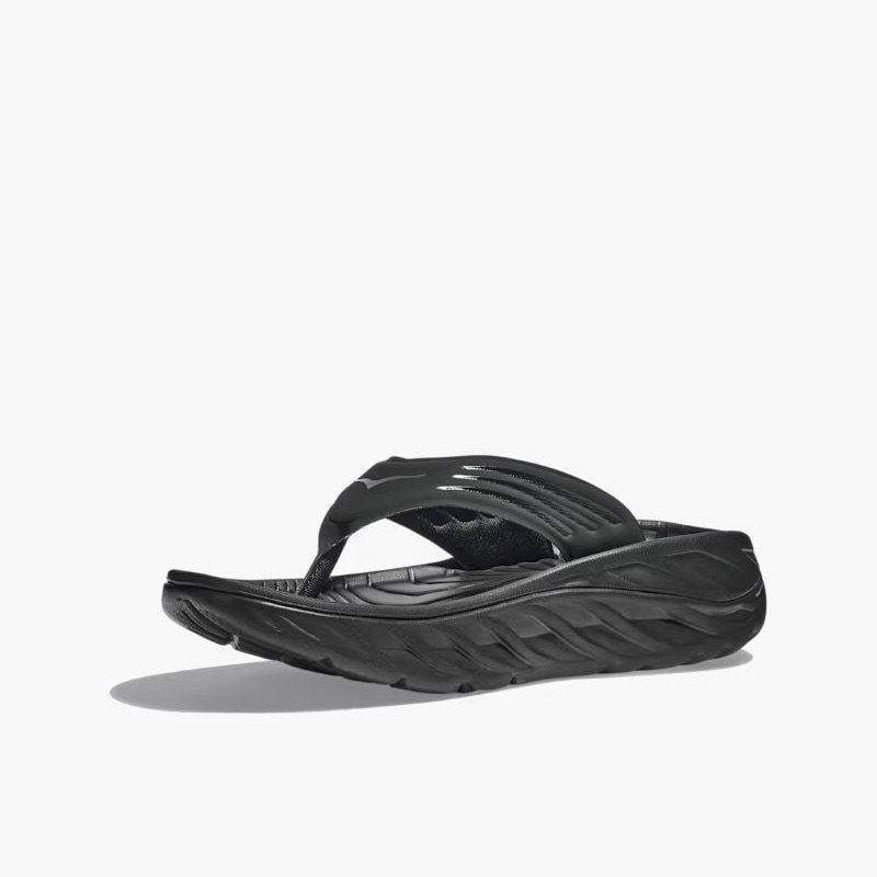 HOKA F26 C/O W ORA RECOVERY FLIP BLACK / DARK GULLGRAY 1117910-BDGGR