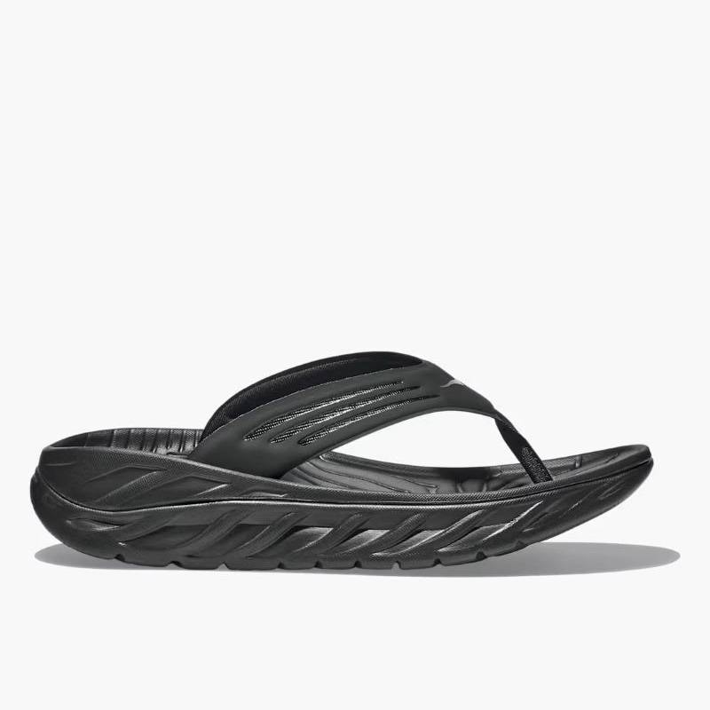 HOKA F26 C/O W ORA RECOVERY FLIP BLACK / DARK GULLGRAY 1117910-BDGGR