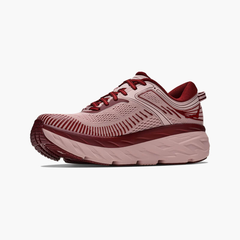 HOKA F26 7/1 W BONDI 7 PINK OPAL / VARSITYBURGUNDY 1110519-PDY
