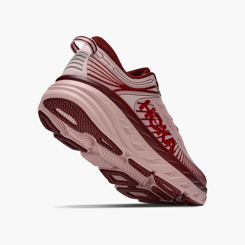 HOKA F26 7/1 W BONDI 7 PINK OPAL / VARSITYBURGUNDY 1110519-PDY