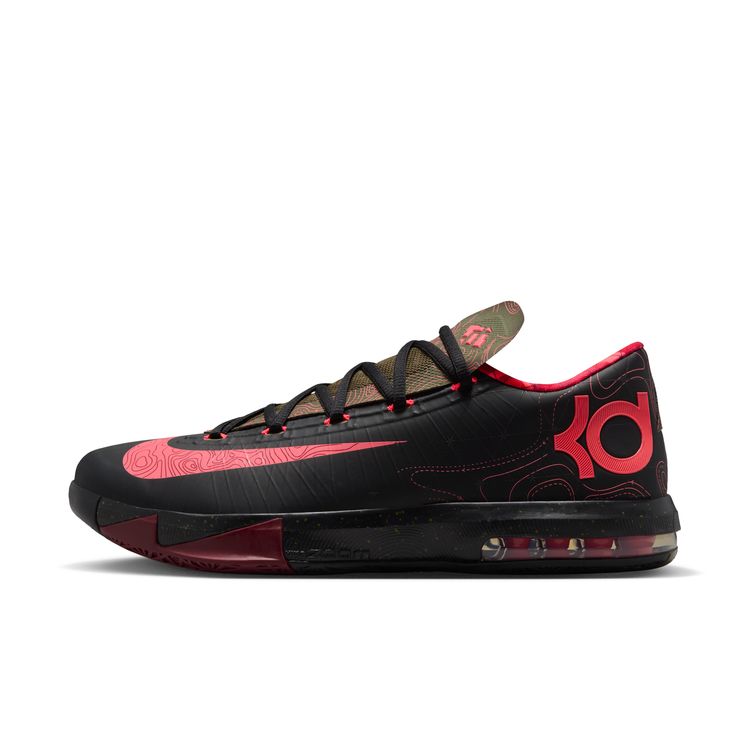 NIKE FA26 NIKE KD 6 ブラック/アトミックレッド-ミディアムオリーブ-ノーブルレッド IM4409-001