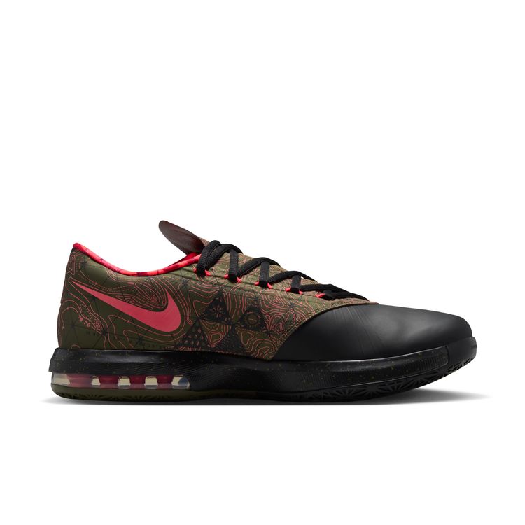 NIKE FA26 NIKE KD 6 ブラック/アトミックレッド-ミディアムオリーブ