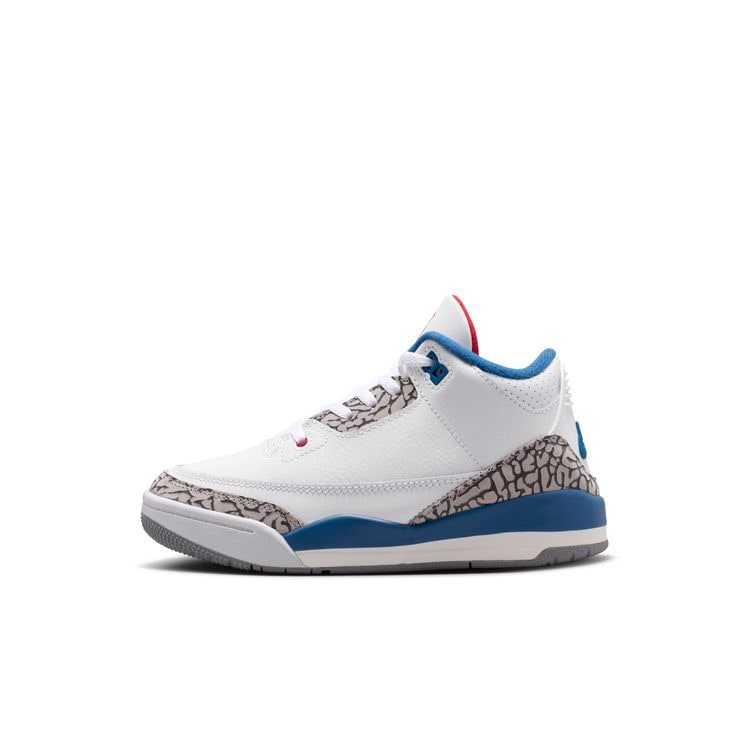 JORDAN BRAND FA26 7/18 JORDAN 3 RETRO PS ホワイト/ファイアレッド-トゥルーブルー DM0966-104