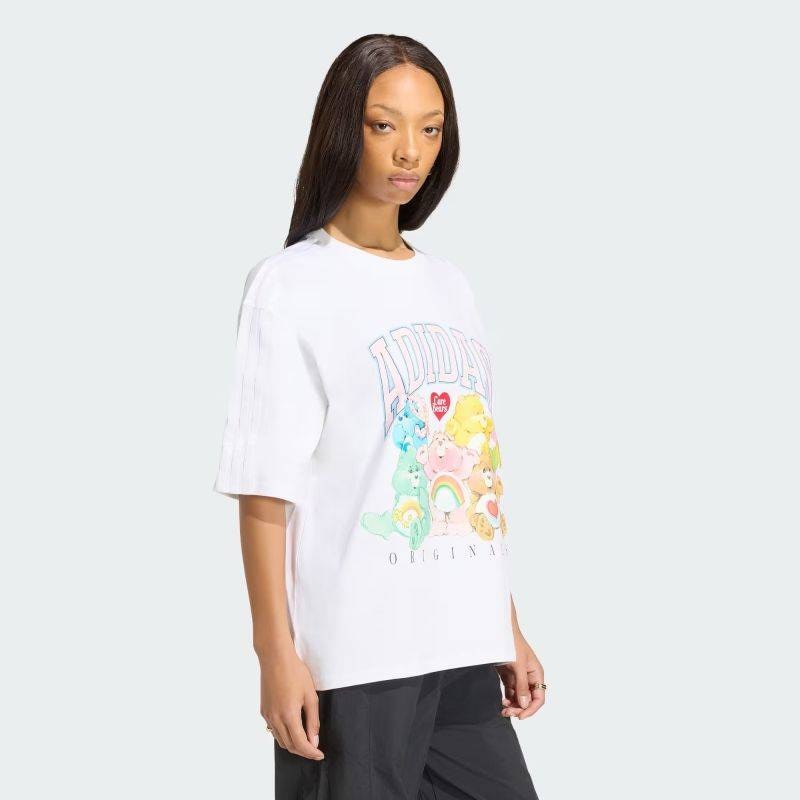 adidas 26Q3 7/15 adidas CARE BEARS OVERSIZED TEE ホワイト KR1480